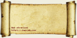 Jesenka Karadžić vizit kartica